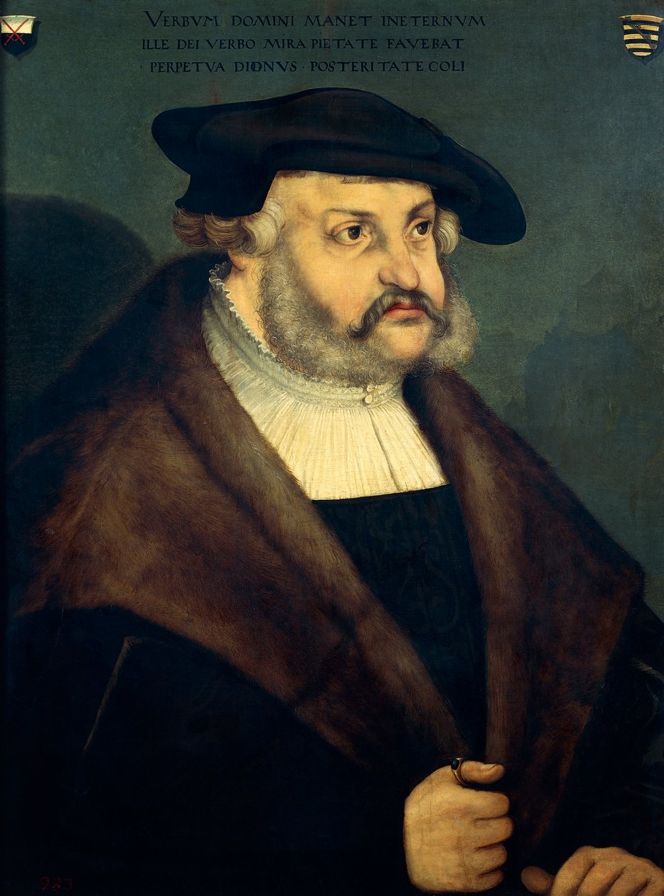Frederick III Saksilainen, joka tunnetaan nimellä Viisas (Torgau tekijältä Lucas the Elder Cranach