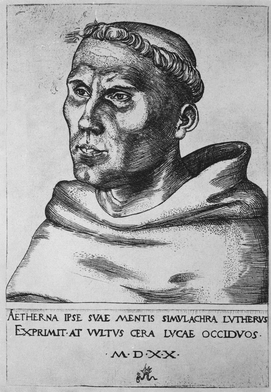 Martti Luther tekijältä Lucas the Elder Cranach