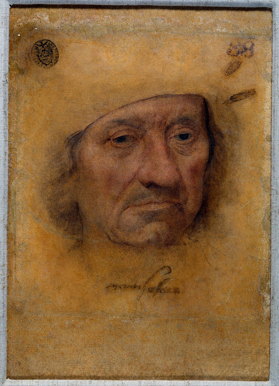 Tohtori Petrus von Clapisin muotokuva Piirustus Bruynin pastellivärillä Lucas Cranach Vanhan koulusta (tai vanhemmasta) tekijältä Lucas the Elder Cranach