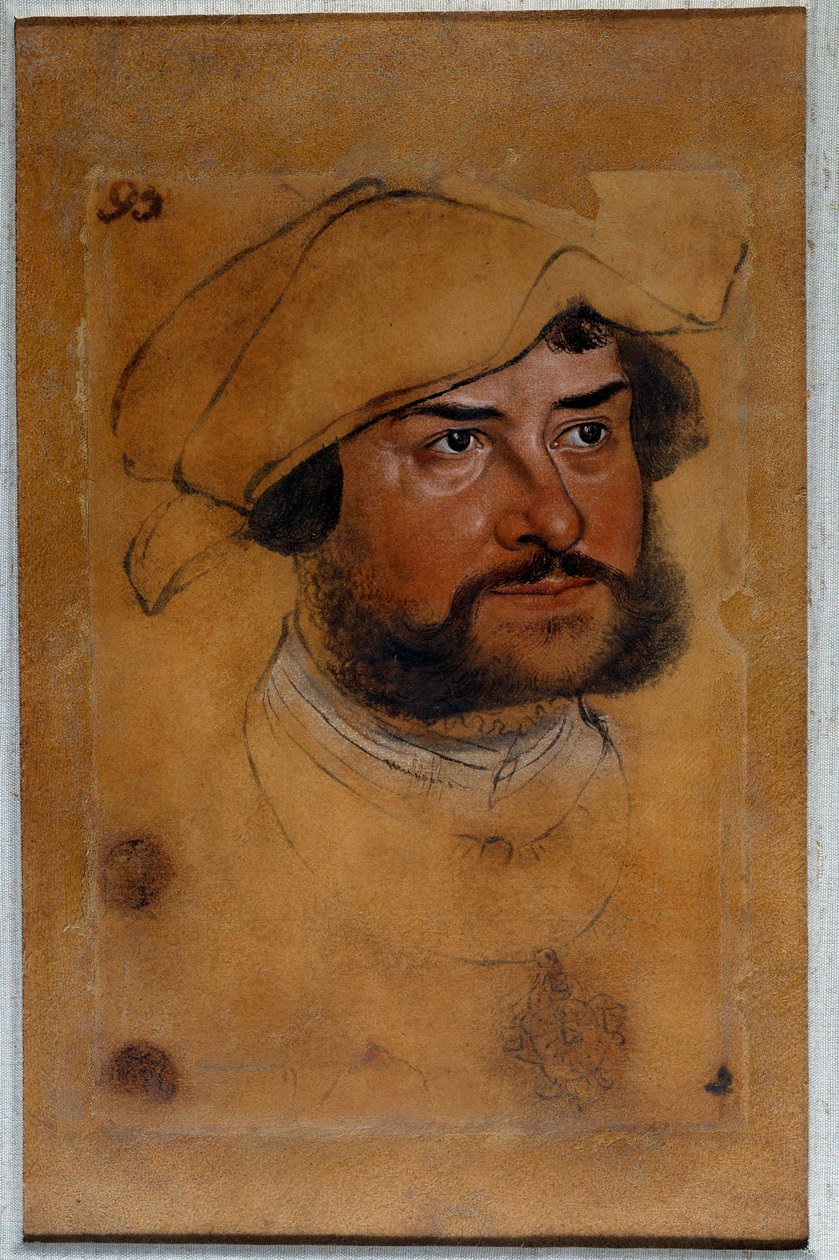 Herttua Ernest tunnustajan muotokuva Lucas Cranach Vanhan (tai vanhemman) piirustus tekijältä Lucas the Elder Cranach