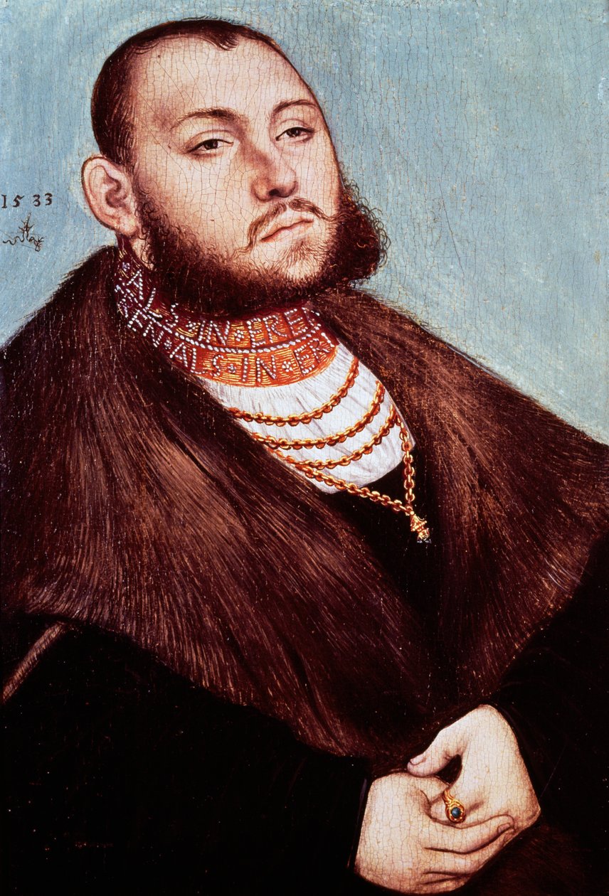 Frederick Saksin muotokuva (Torgau tekijältä Lucas the Elder Cranach