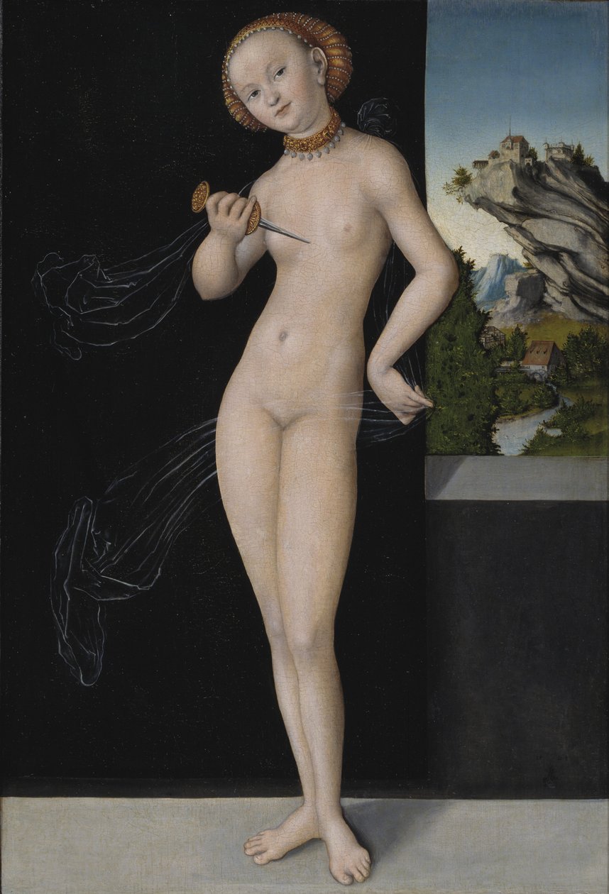 Lucretian muotokuva tekijältä Lucas the Elder Cranach