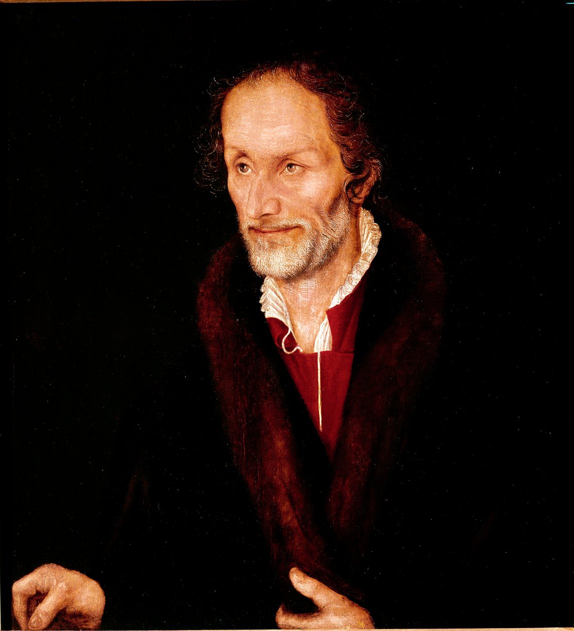 Muotokuva Philippe Melanchtonista (Philipp Schwartzerd tekijältä Lucas the Elder Cranach