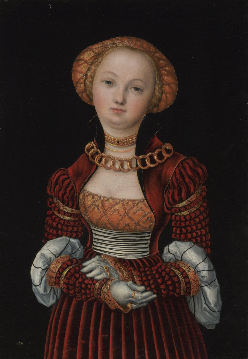 Naisen muotokuva tekijältä Lucas the Elder Cranach