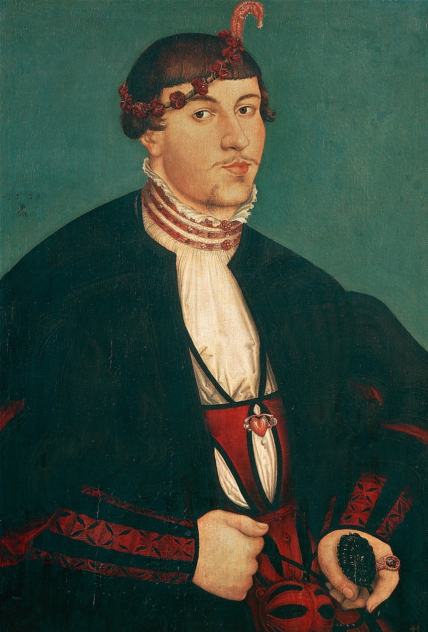Nuoren aatelismiehen muotokuva tekijältä Lucas the Elder Cranach