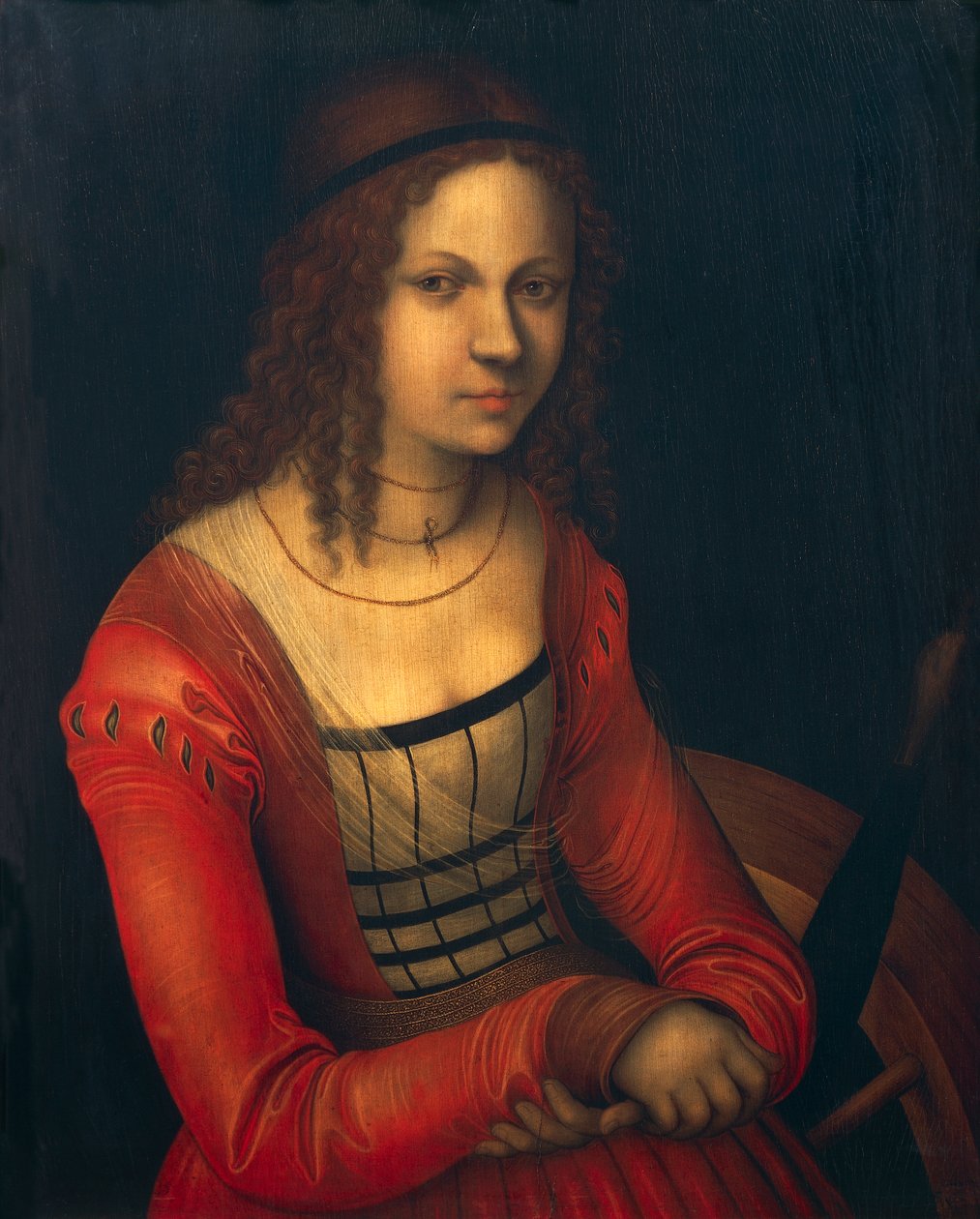 Lucas Cranach Vanhin (1472-1553) Pyhä Katariina tekijältä Lucas the Elder Cranach