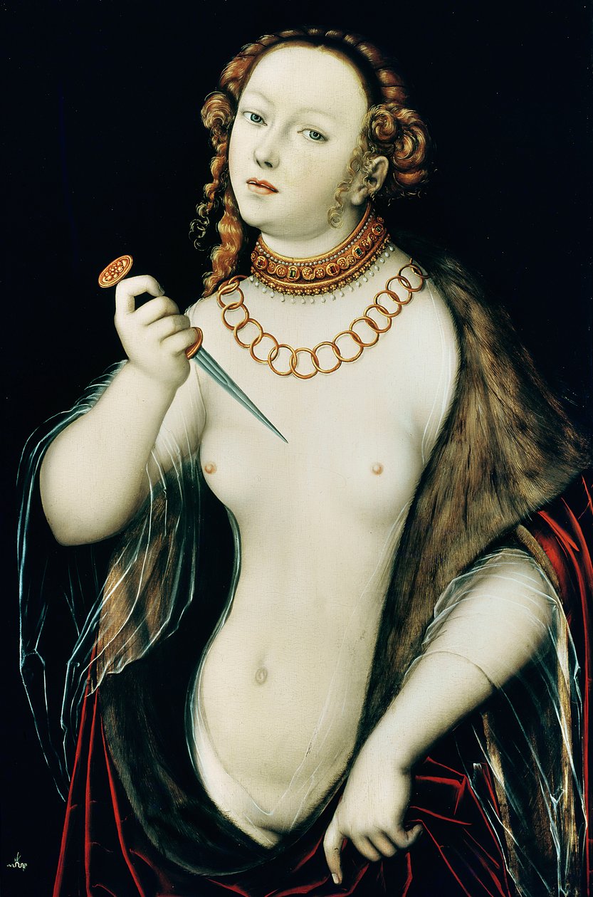 Lucretian itsemurha tekijältä Lucas the Elder Cranach