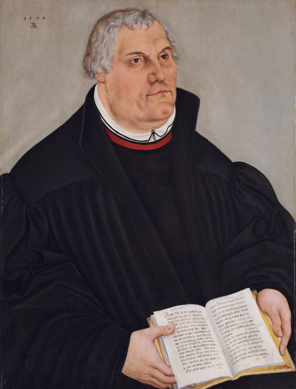 Martin Lutherin muotokuva tekijältä Lucas the Younger Cranach