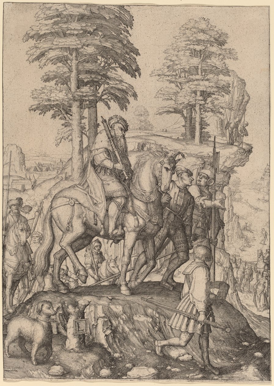 Abigail ja David tekijältä Lucas van Leyden