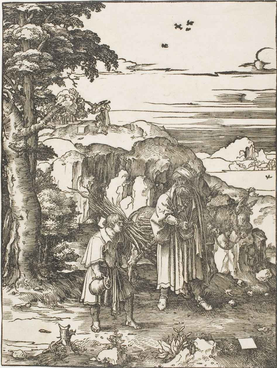 Abraham ja Iisak tekijältä Lucas van Leyden