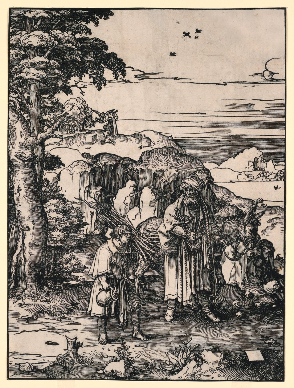 Abrahamin uhri tekijältä Lucas van Leyden