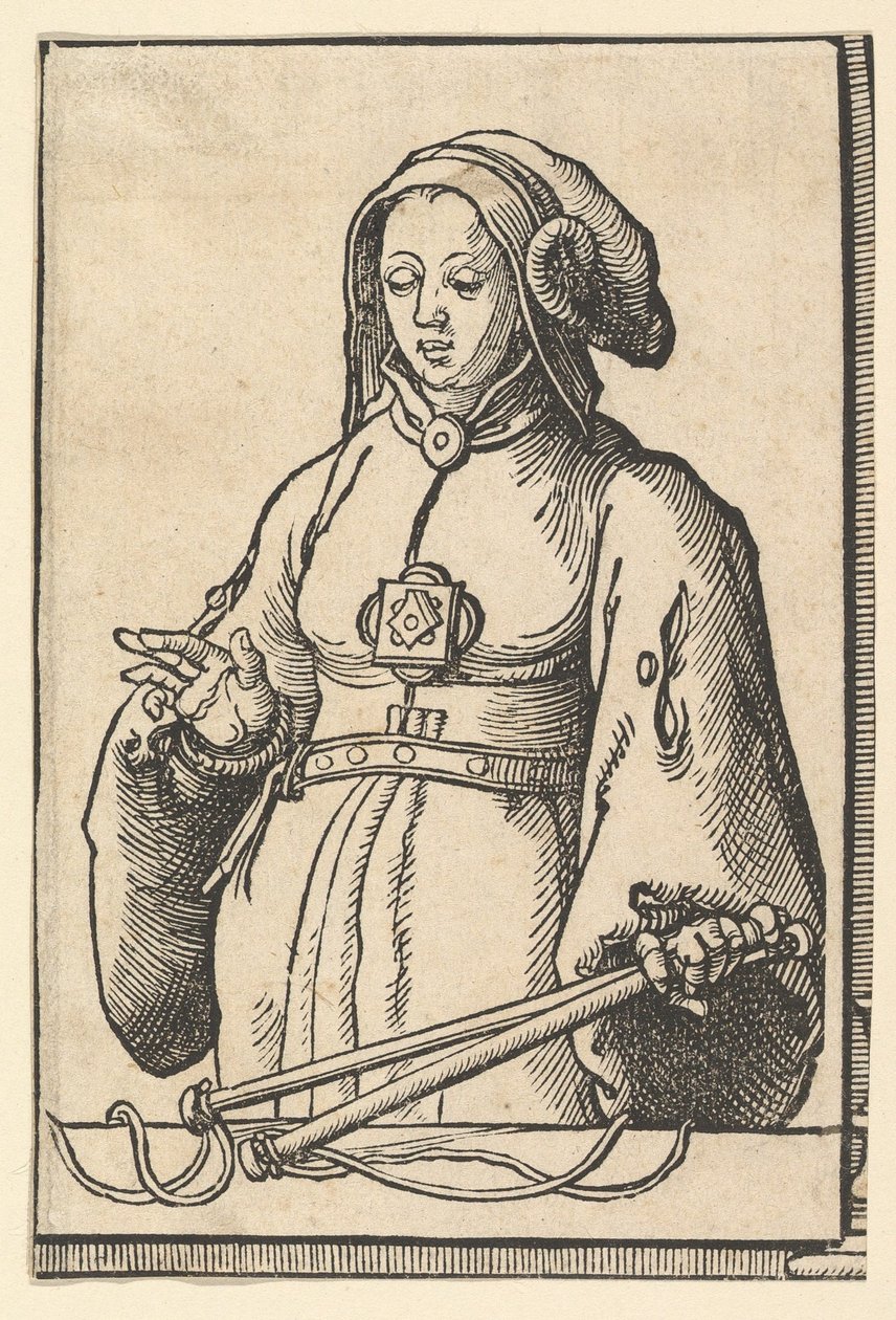 Agrippine Sibyl, Sibylit-sarjasta, n. 1530. tekijältä Lucas van Leyden