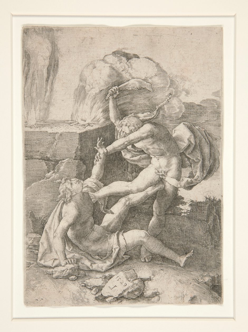 Cain Killing Abel, Aadamin ja Eevan historiasta tekijältä Lucas van Leyden
