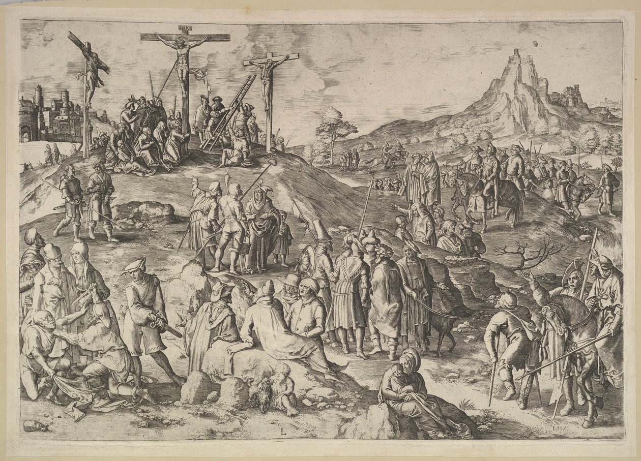Golgata Golgata, 1517. tekijältä Lucas van Leyden