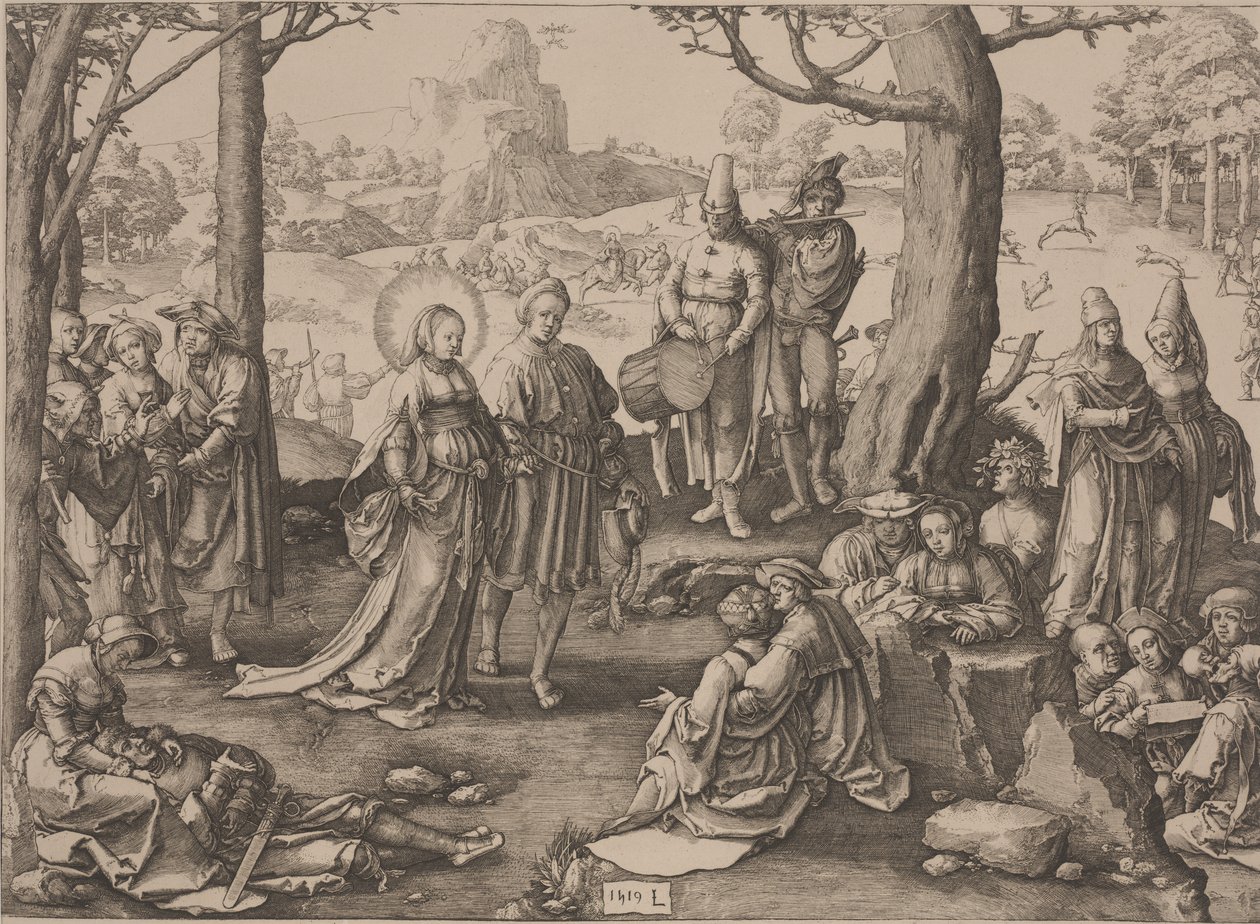 Magdaleenan tanssi tekijältä Lucas van Leyden