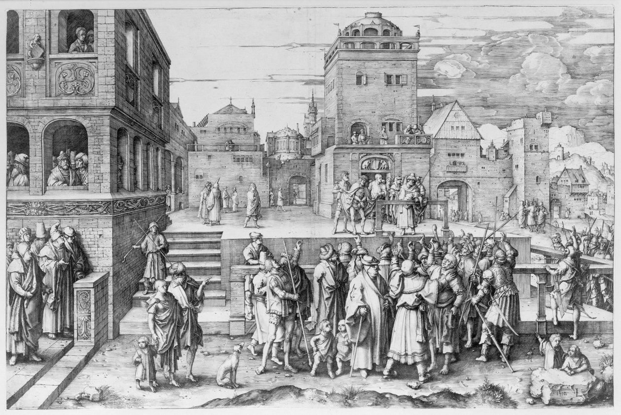 Suuri Ecce Homo tekijältä Lucas van Leyden