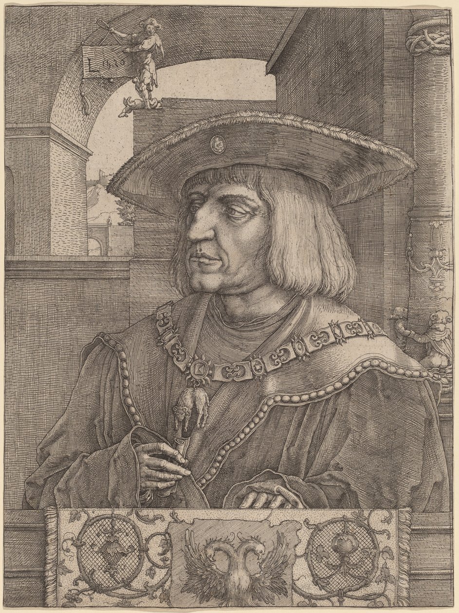 Keisari Maximilian I tekijältä Lucas van Leyden