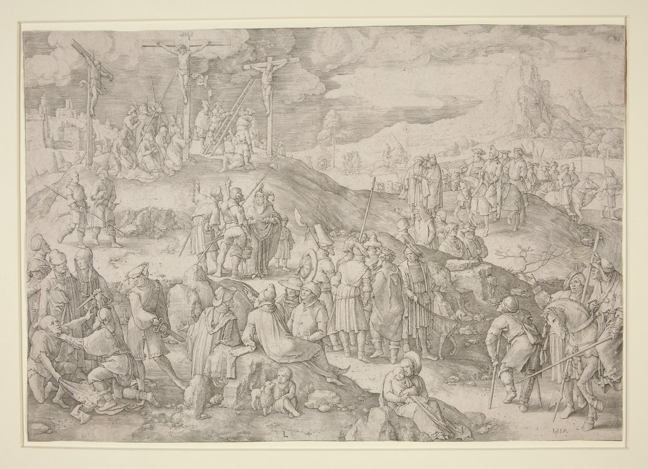 Golgata (Suuri Golgata) tekijältä Lucas van Leyden