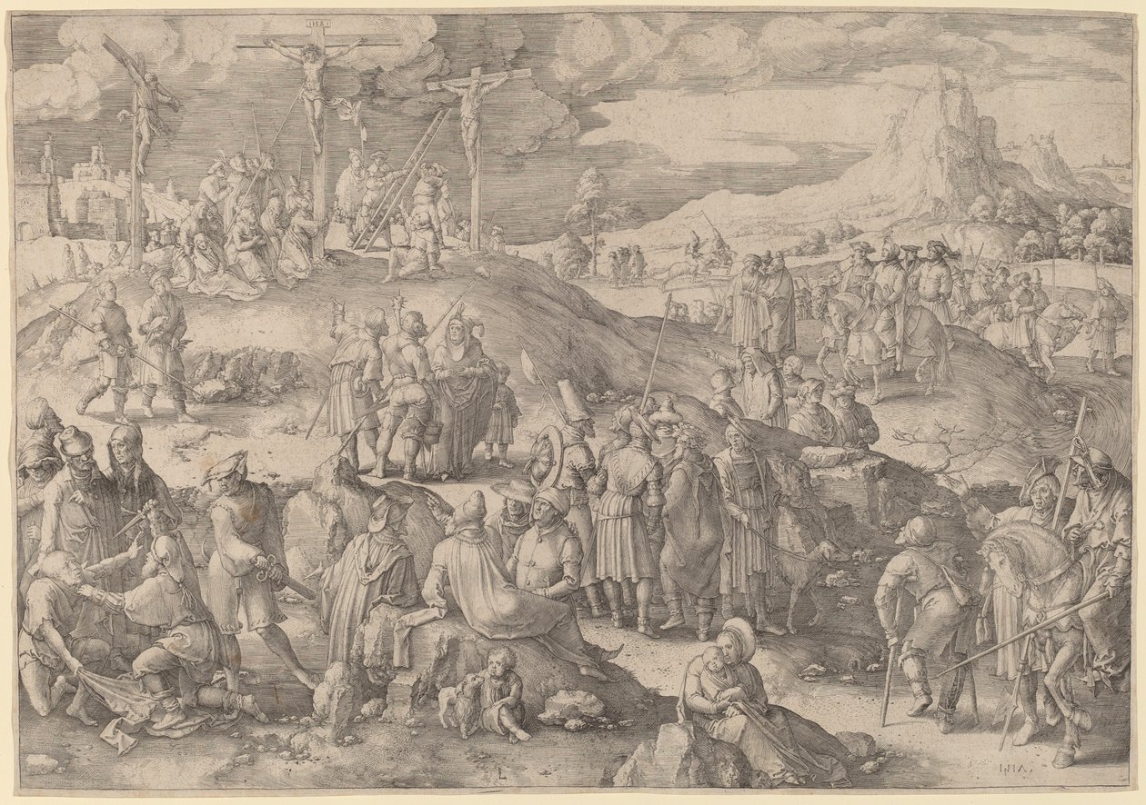 Golgata tekijältä Lucas van Leyden