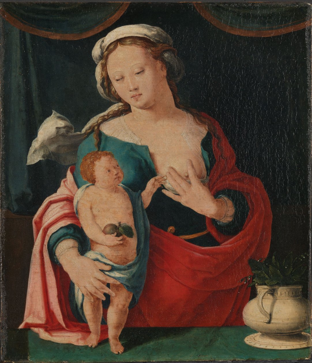 Madonna ja lapsi tekijältä Lucas van Leyden
