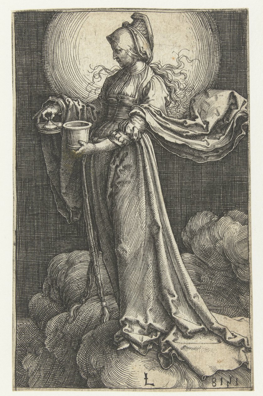 Maria Magdaleena pilvien päällä Maria Magdalena in de wolken tekijältä Lucas van Leyden