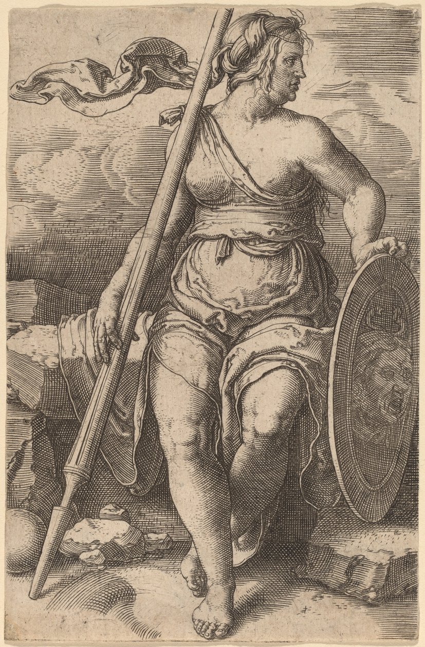 Pallas Athene tekijältä Lucas van Leyden