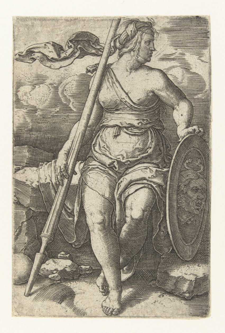 Pallas Athene tekijältä Lucas van Leyden