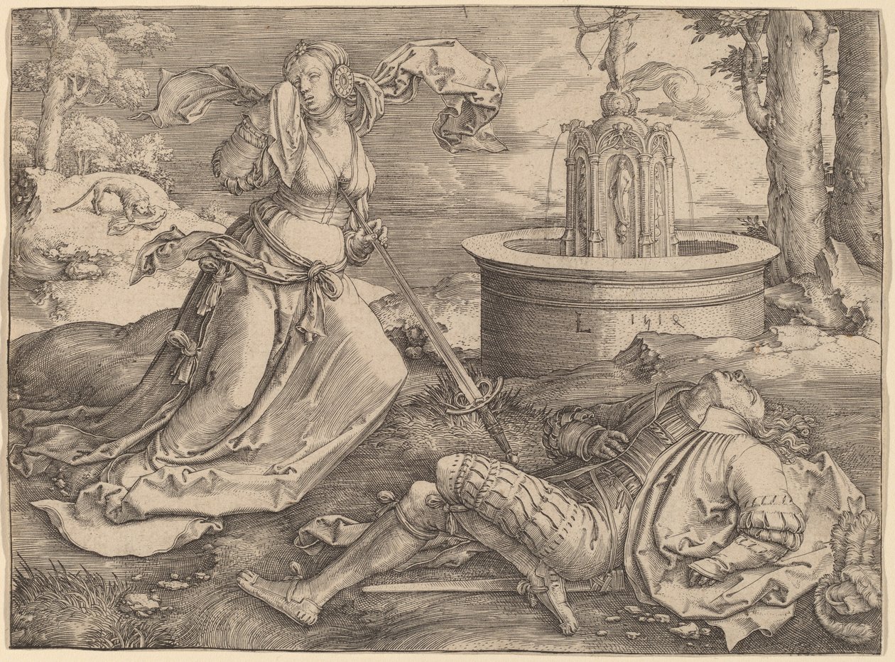 Pyramus ja Thisbe tekijältä Lucas van Leyden
