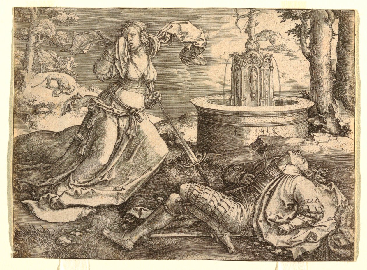 Pyramus ja Thisbe tekijältä Lucas van Leyden