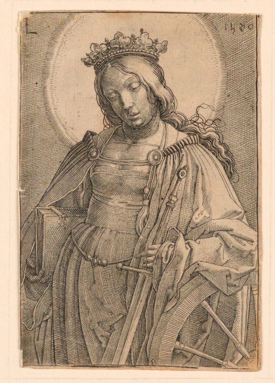 Pyhä Katariina tekijältä Lucas van Leyden