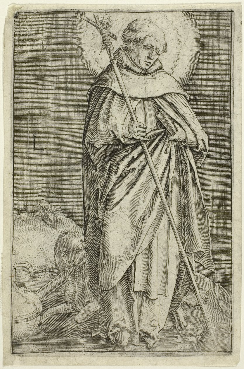 Pyhä Dominic tekijältä Lucas van Leyden