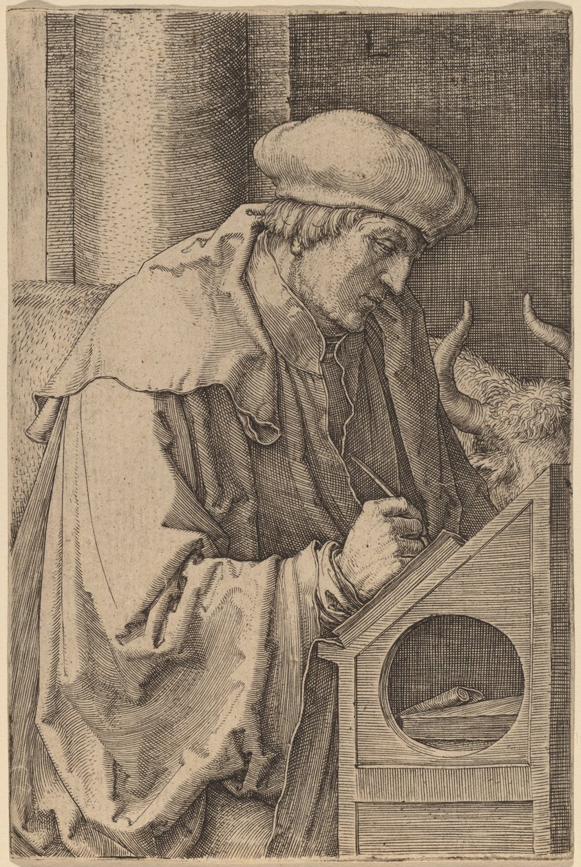 Pyhä Luke tekijältä Lucas van Leyden