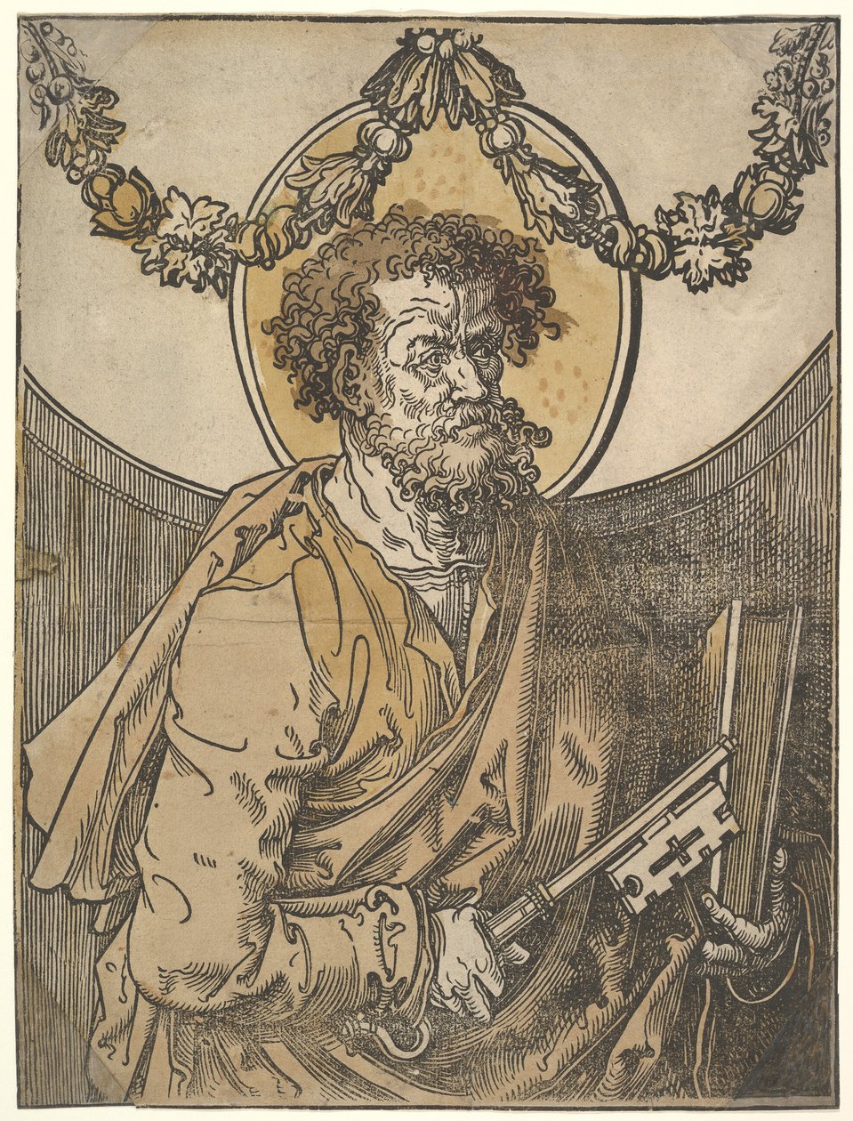 Pyhä Pietari, 1515. tekijältä Lucas van Leyden