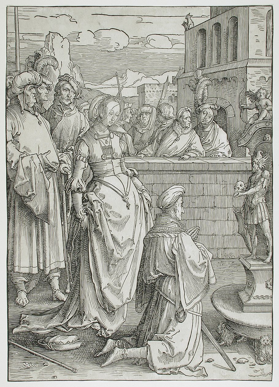 Salomonin epäjumalanpalvelus tekijältä Lucas van Leyden