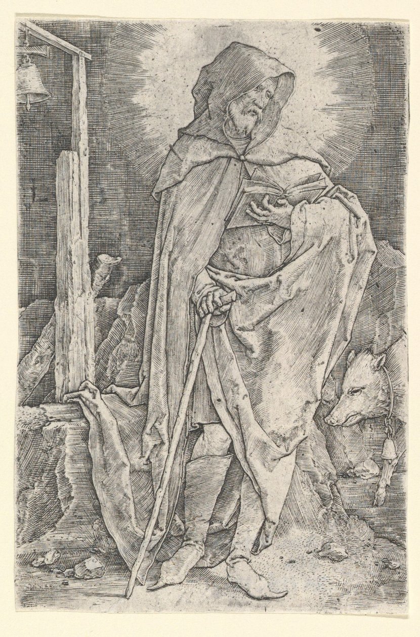 Pyhä Antonius tekijältä Lucas van Leyden