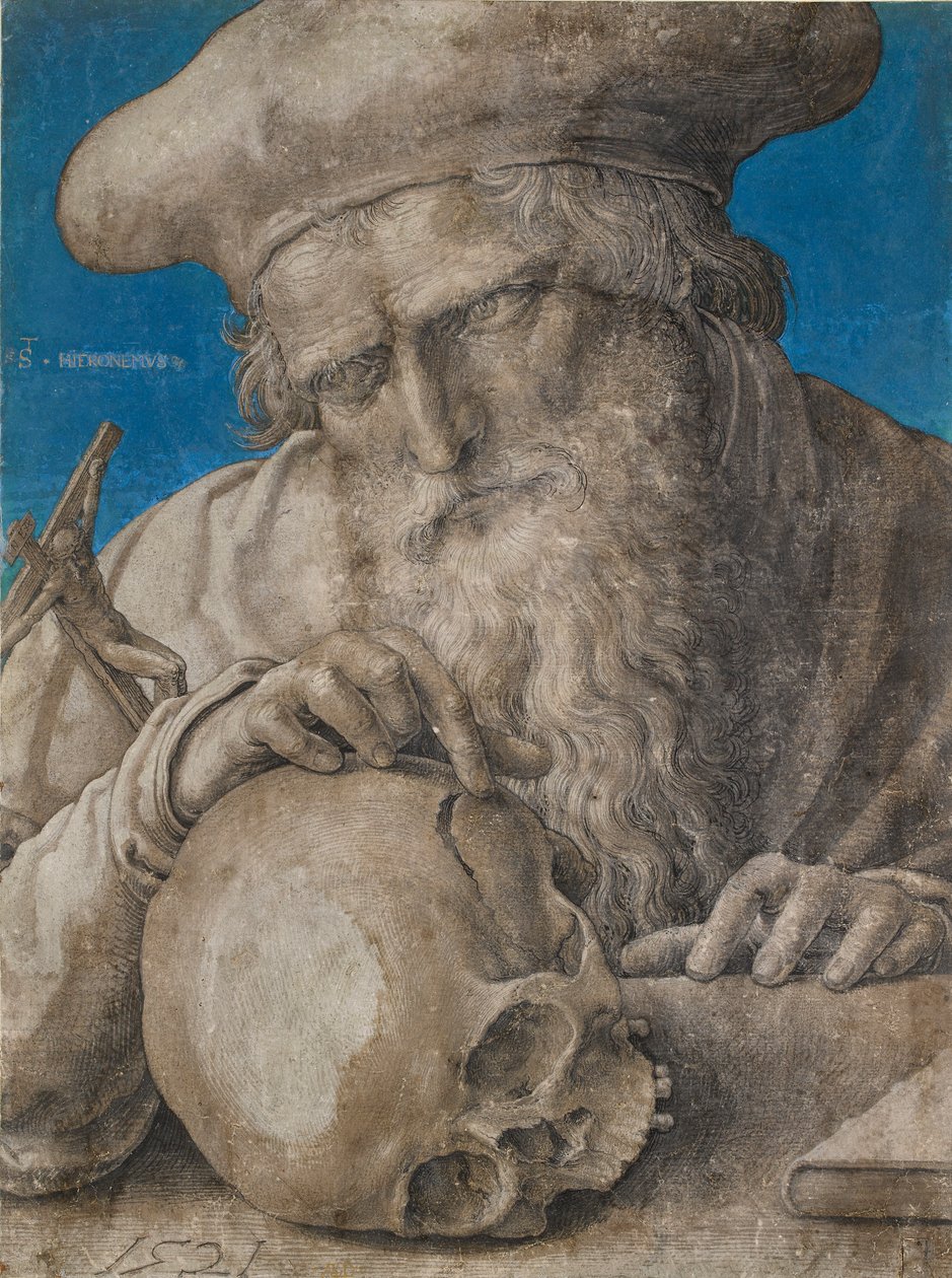 Pyhä Hieronymus, 1521 tekijältä Lucas van Leyden