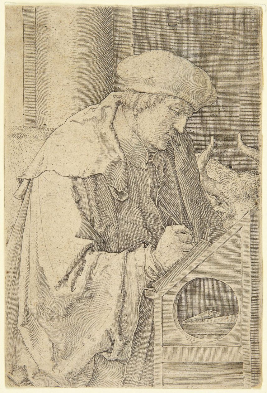 Pyhä Luukas tekijältä Lucas van Leyden