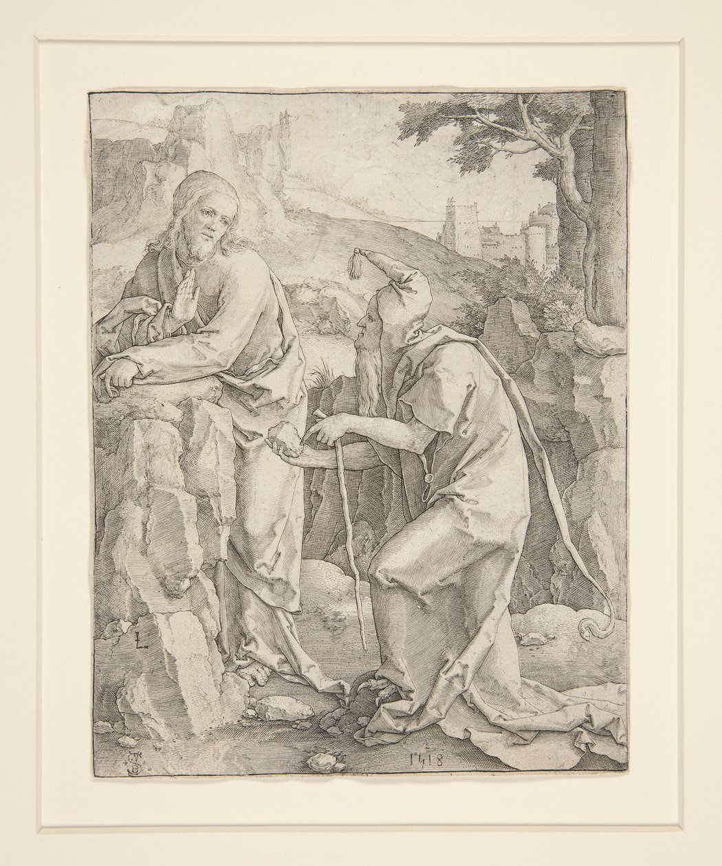 Kristuksen kiusaus tekijältä Lucas van Leyden