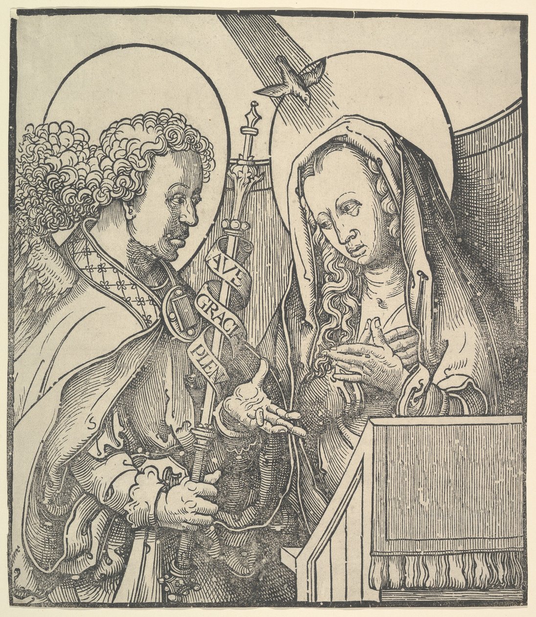 Ilmoitus, 1515. tekijältä Lucas van Leyden