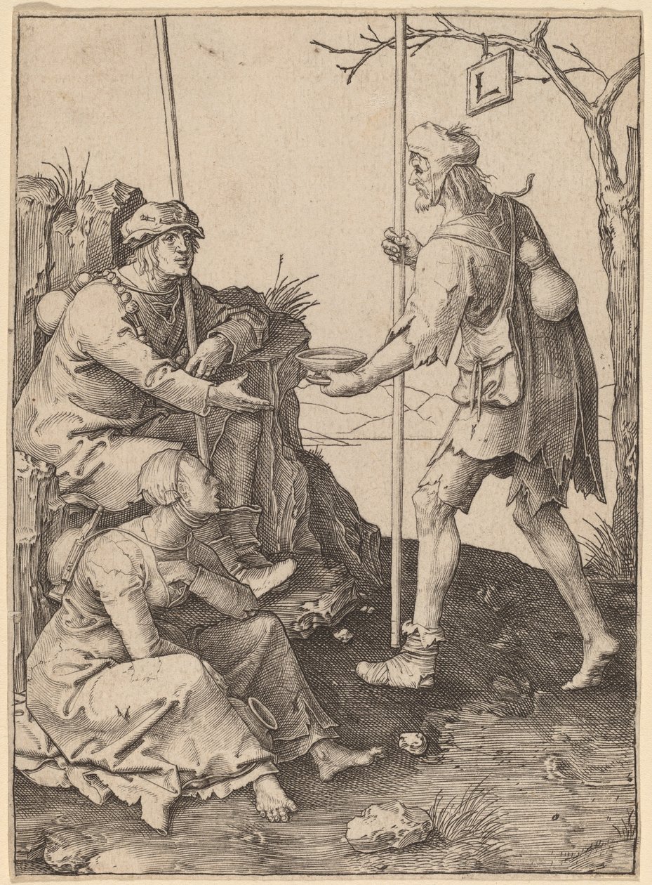 Kerjäläiset tekijältä Lucas van Leyden