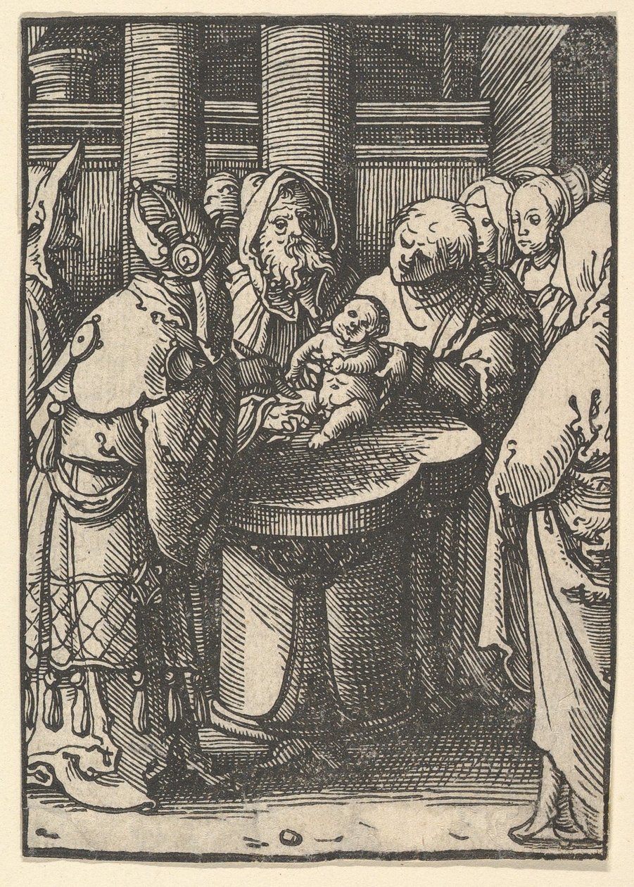Ympärileikkaus, n. 1520. tekijältä Lucas van Leyden