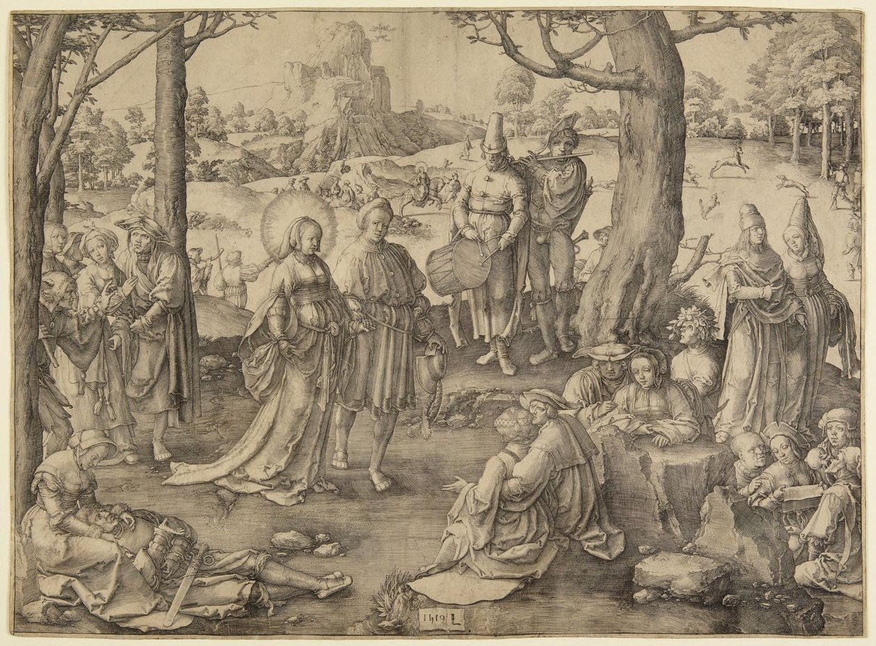 Magdalenan tanssi tekijältä Lucas van Leyden
