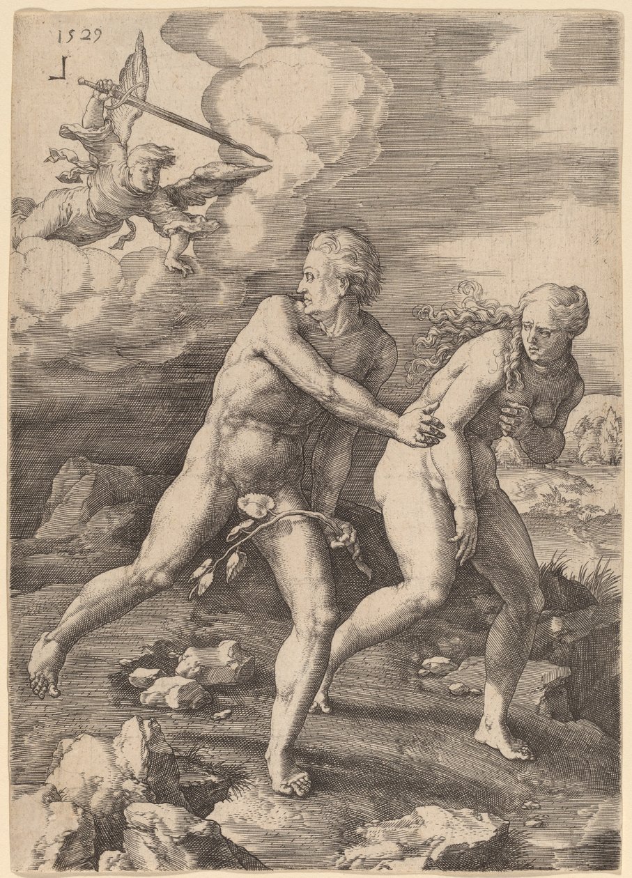 Karkottaminen paratiisista tekijältä Lucas van Leyden
