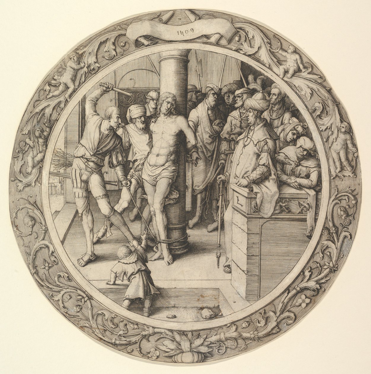 Liputus, kiertokirjeestä, 1509. tekijältä Lucas van Leyden