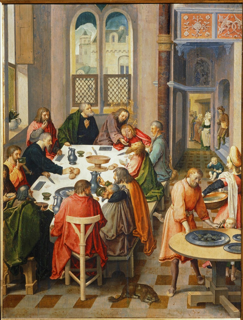 Viimeinen ehtoollinen ... tekijältä Lucas van Leyden