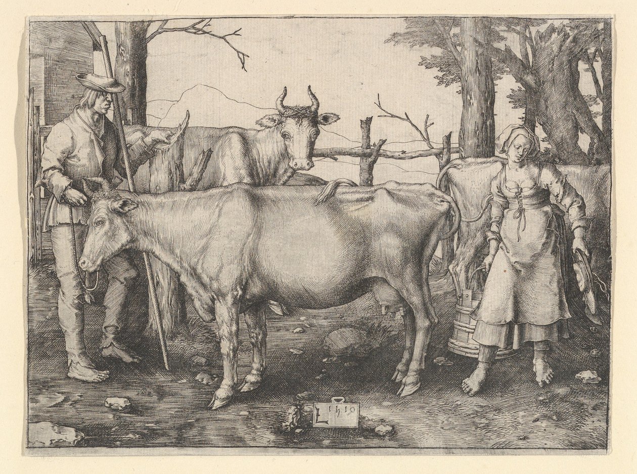 Maitotyttö tekijältä Lucas van Leyden