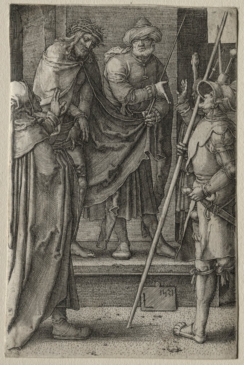 Passion: Kristus esiteltiin kansalle, 1521. tekijältä Lucas van Leyden