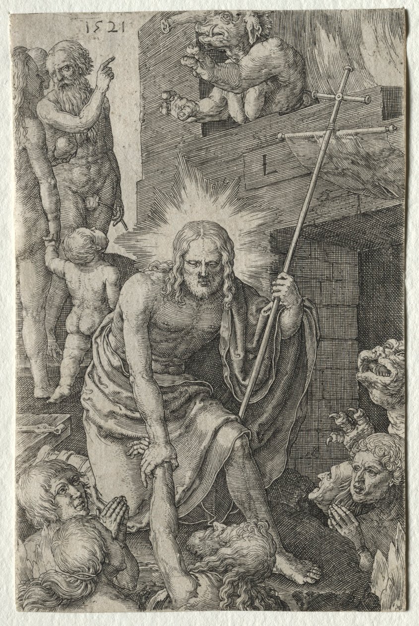 Passion: Descent into Limbo, 1521. tekijältä Lucas van Leyden