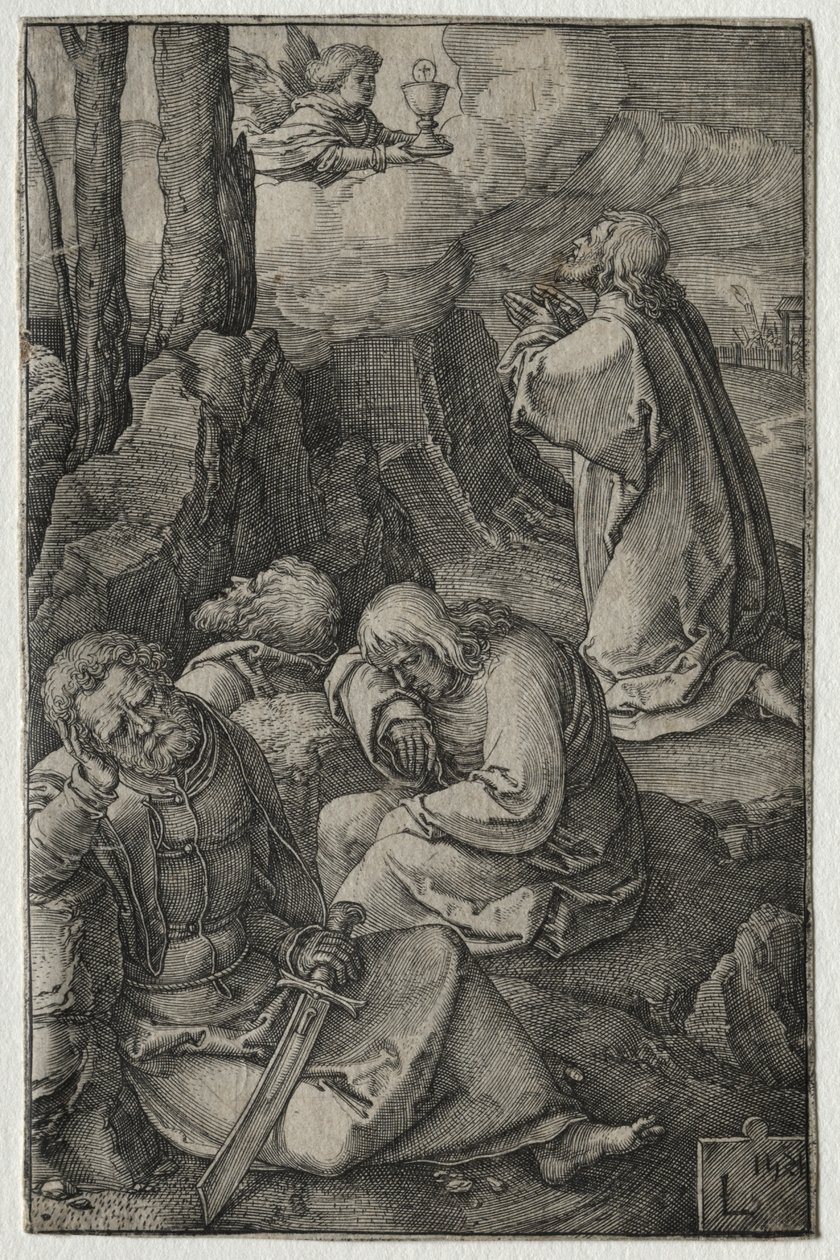 Passion: Agony in the Garden tekijältä Lucas van Leyden