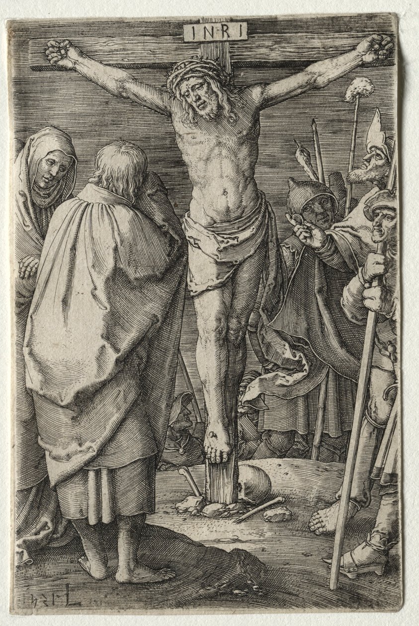 Passion: Ristiinnaulitseminen, 1521. tekijältä Lucas van Leyden